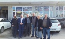 Umre’den Dönen Fikri Çelik Amcamızı, Mehmet Özbay ve Cemil Özbay’ı İşyerlerinde Ziyaret Ettik.